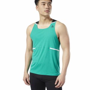 Reebok Boston Track Club Singlet Muskelshirt Herren - Türkis - DE 102-RFV